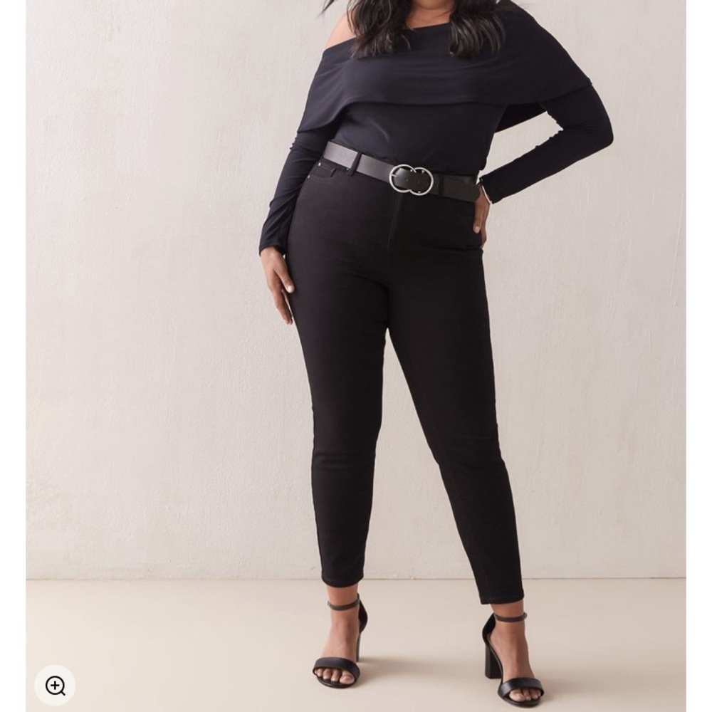 Skinny Stretch Black Jean 12